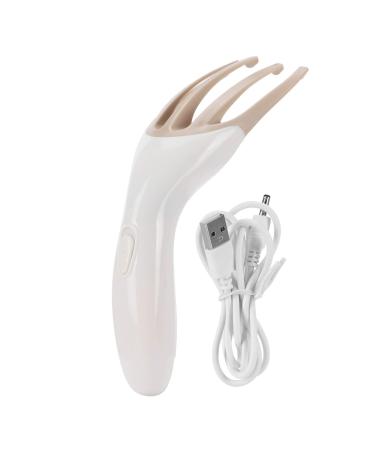 Electrical scalp Five-claw-plug-plug-plug-plug-in portable full-body head massage device Vibration head skin massage device for relaxation home office handheld white bathroom accessories