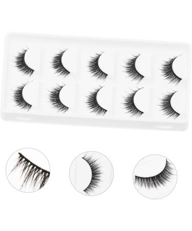 minkissy 15 Pairs Short False Eyelashes Handmade Eyelashes Thick Cross Eyelashes Glue False Lashes Fiber Makeup Eyelashes Fluffy Volume Lashes Art Eyelashes Makeup Lash Artificial Extend 3d - Buy Online on GoSupps.com