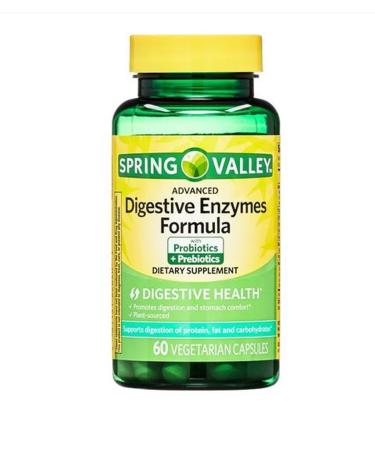 H4U Advanced Digestive Enzymes: an Ultimate Health Solution with Probiotics Prebiotics and Enzymes for Both Women and Men. Vegetarian Digestive Enzyme Supplement (60 Count)