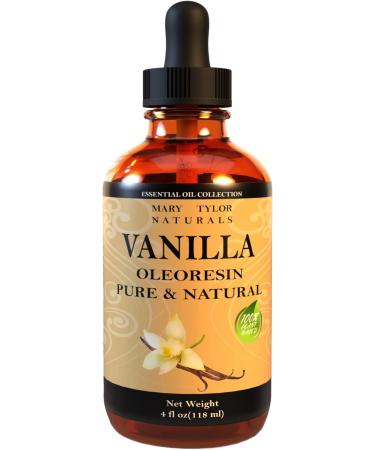 Vanilla Oleoresin Oil (4 oz) - 100% Pure Therapeutic Grade for Aromatherapy - Mary Tylor Naturals - Buy Online on GoSupps.com
