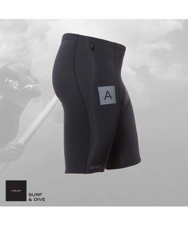 Neoprene Base Layer Shorts - 1MM Insulation, Flexible, Rash Protection - Black X-Large - Buy Online on GoSupps.com