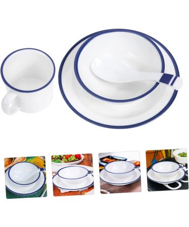 1 Set Bowls Serving Bowl Soup Rice Food Restaurant Kitchen Plate Cup Melamine Table Dinnerware and - Buy Online on GoSupps.com