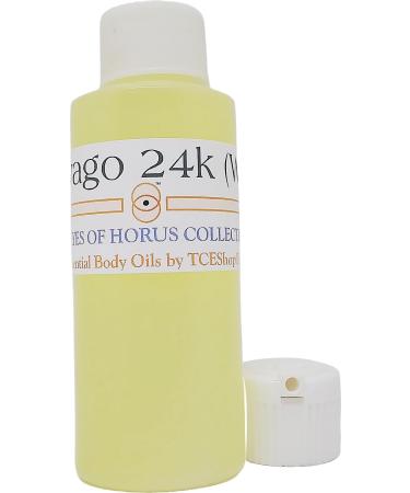 Jivago 24K - Type For Women Scented Body Oil Fragrance Flip Cap - Light Gold - 2 oz. - ID#34298 2 Fl Oz (Pack of 1)