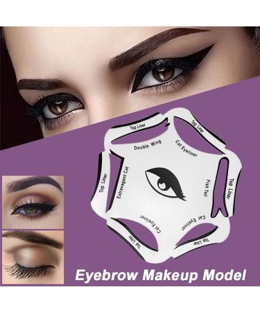 2 Pcs Eyeliner Stencils - Easy-to-Use Eyeliner Template Set - Buy Online on GoSupps.com