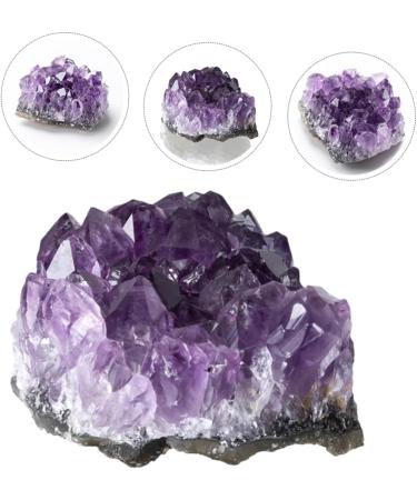 FOMIYES 5pcs Natural Crystal Cluster Natural Geode Cave Feng Shui Ornament Irregular Crafts Natural Minerals - Buy Online on GoSupps.com