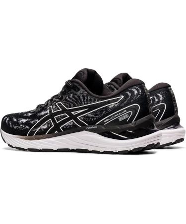 ASICS Women's Gel-Cumulus 23 Running Shoes - 8.5 Black/White Mesh Knit - Buy Online on GoSupps.com