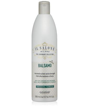 Il Salone Milano Professional Keratin Conditioner for Very Damaged Hair - Reconstruction  Strengthen and Repair - Premium Quality - 16.91 Fl. Oz. / 500ml