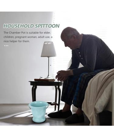 Chamber Pot Bedpan Urinal Bottle Urine Pots Potty Pee Bucket Bedside Urinal Toilet Portable Potty Toilet Sturdy for Old People Camping Blue - Buy Online on GoSupps.com