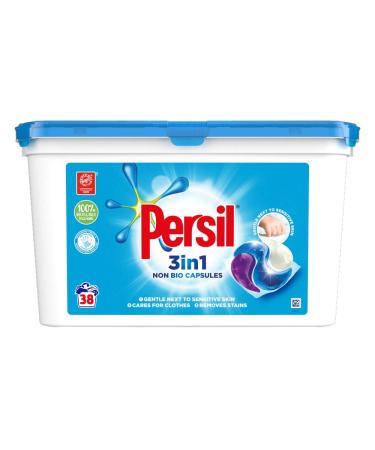 Persil Non Bio Washing Capsules 38 Wash Fresh 38 Count (Pack of 1)