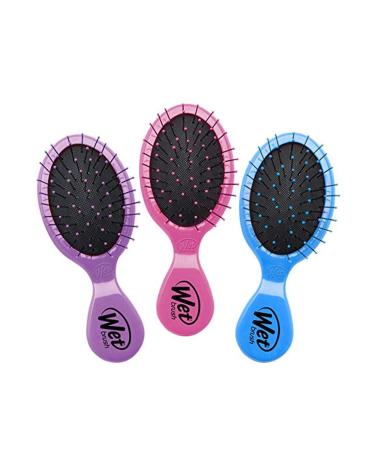 Wet Brush Multi Pack Squirt Detangler Hair Brushes - Pink Purple Blue 3-Pack - Buy Online on GoSupps.com