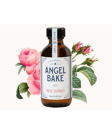 Pure Bulgarian Rose Extract for Baking and Mixology. Keto Friendly, Vegan, Gluten Free (Rose, 2 Oz) Rose 2 Oz
