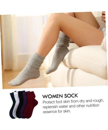 minkissy 10 Pairs Gel Ripstop Socks Cracked Heel Socks Silicone Heel Pad Hard Stockinette Spa Soften Socks Dry Cracked Socks Women s Socks Repair Socks Miss Pure Cotton Moisturizing - Buy Online on GoSupps.com