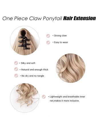 YUECI Clip-In Ponytail Extensions | Real & Synthetic Hair 45.72 cm #11 Perfect Braid Hair Extensions for Effortless Style - Buy Online on GoSupps.com
