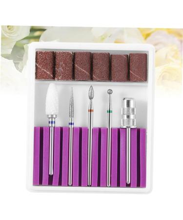 POPETPOP 3 Sets Nail Polish Accessories Nail Drill Tool Ceramic Nail Bits Drill Bits for Nails Electric Nail File Drill Bits Nail Art Equipment Cuticle Drill Bit Ceramics Purple Acrylic 6.5x5.5cmx3pcs Purplex3pcs - Buy Online on GoSupps.com