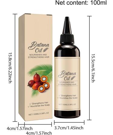 Battana Hair Care 100ml. Natural Battana promotes hair growth improves dryness and roughness and moisturizes the scalp and hair. Suitable for all hair types. - Buy Online on GoSupps.com