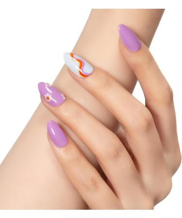 MEGIOR Pastel Purple Gel Nail Polish 15ml Gel Polish 1PCS Soak Off UV LED Nail Gel Polish for Nail Art Manicure Salon DIY Home for Women Girls Nails - Buy Online on GoSupps.com