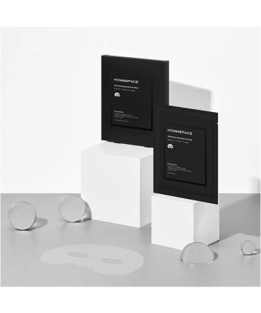 HommeFace Men's Revitalizing Hydrogel Facial Mask Set (5ct) - Hydrating Anti-aging & Soothing with Hyaluronic Acid, Vitamins & Peptides, Beard-Friendly - Buy Online on GoSupps.com