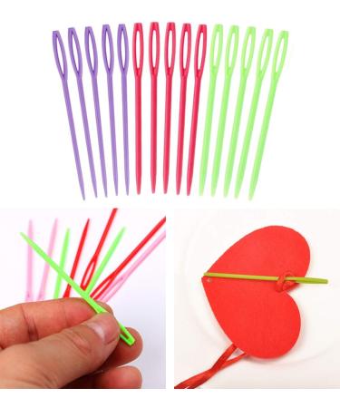 30pcs Large Eye Hand Sewing Needles + 15pcs Plastic & Steel Needles for Yarn & DIY Crafts - Buy Online on GoSupps.com