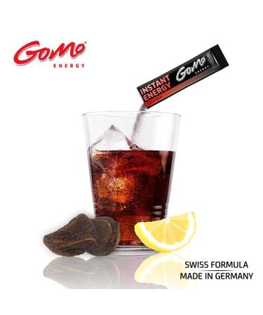 Gomo Energy Cola Zero Sugar-Free Energy Drink Powder with 100mg Caffeine B Vitamins & Taurine | 100 Portions for Alertness Endurance & Concentration - Buy Online on GoSupps.com