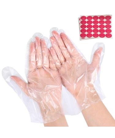 Paraffin Wax Bath Liners Hands & Feet - Plastic Cozy Hand Foot Covers Disposable Therapy Bags for Foot Pedicure Hot Spa Wax Treatment Foot Covers Bags 100pcs Gloves