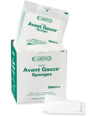 Medline PRM21212CZ Caring Woven Non-Sterile Gauze Sponges - 2x2 Pack of 200 | International Shipping Available - Buy Online on GoSupps.com