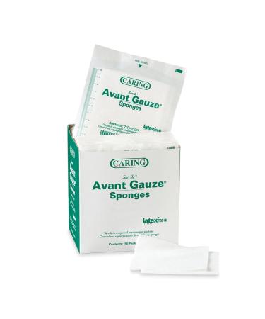 Medline PRM21212CZ Caring Woven Non-Sterile Gauze Sponges 2"x2" (Pack of 200)