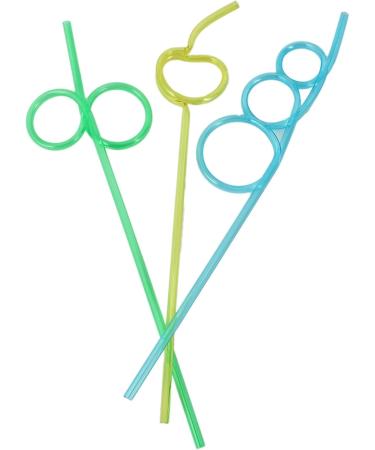 OWLEEN Children's Curly Party Straws Crazy Party Straw Curling Novel Straws for Party Bag fillings 36 Pieces - Buy Online on GoSupps.com