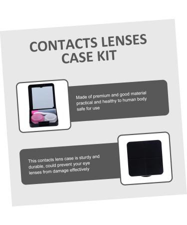 Frcolor Contact Lens Container - Halloween Glasses Organizer with Suction Rod Holder & Travel Case | Perfect for International Shipping - Buy Online on GoSupps.com