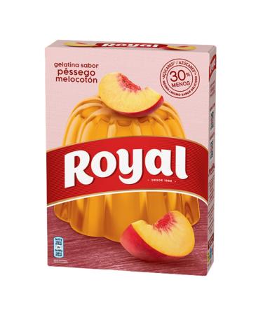 Gelatina em P P ssego - ROYAL - 114g - Pct c/ 2 saquinhos