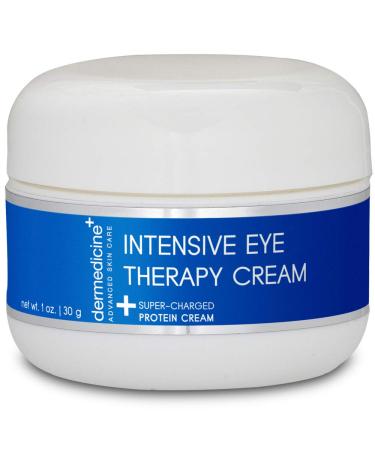 Intensive Therapy Eye Cream w/Peptides Jojoba Oil Arnica Rice Bran | May Help Reduce The Appearance of Under Eye Puffiness Dark Circles & Fine Lines | Face 1 oz / 30 g