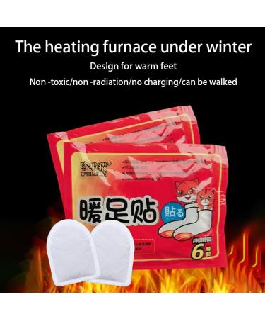 Buy Ioiuskku 20-Pack Foot Warmers | Breathable Thermal Stickers for Winter & Autumn | One-Time Use Body Heat Patch for Home & Office - Buy Online on GoSupps.com