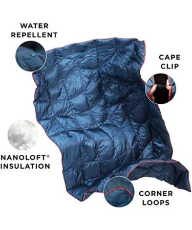 Rumpl NanoLoft Puffy Blanket | Indoor Outdoor Camping Blanket for Traveling, Picnics, Beach Trips & Concerts | 38 x 52 | Pyro Tri-Fade - Buy Online on GoSupps.com