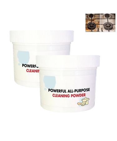 Powerful Kitchen All-Purpose Powder Cleaner Powerful All Purpose Cleaning Powder Foam Rust Remover Kitchen All-Purpose Cleaning Powder Household Kitchen Instant Stubborn Stains Cleaner (2PCS)