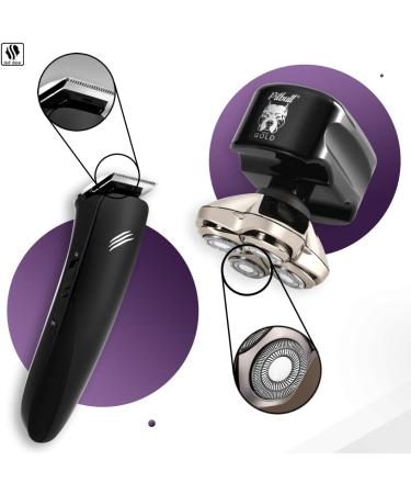 Skull Shaver Pitbull Gold PRO Electric Razor & Baby Beast Trimmer - Best Bald Head Shaver & Beard Trimmer for Men | International Shipping Available - Buy Online on GoSupps.com