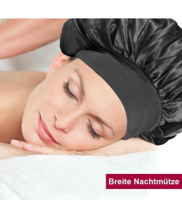 Ywkjddm Satin Bonnet - 4 Pack Adjustable Breathable Sleep Caps for Nighttime Hair Protection (4 Colors) - Buy Online on GoSupps.com