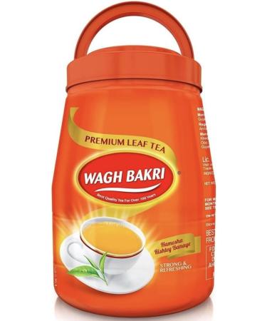 LOOSE TEA Wagh Bakri Premium Tea 1Kg Jar Special International Blend India - Buy Online on GoSupps.com