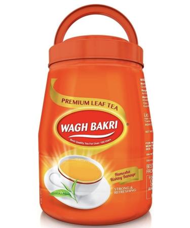 LOOSE TEA Wagh Bakri Premium Tea 1Kg Jar Special International Blend India
