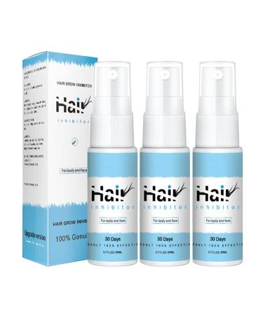 JAWSEU Hair Inhibitors 123 Pieces NonIrritating Hair Inhibitors Painless Permanent Hair Removal Cream for Arms Legs Armpits 20 ml