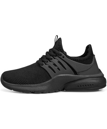 NYZNIA Kids Lightweight Breathable Sneakers - Size 7 Big Kid - Black - Buy Online on GoSupps.com