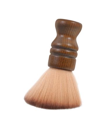 Beavorty shaving brush Nail Brush Hair Cutting Cleaning Brush Barber Duster face cleaning hairbrush Hairdressing Neck Brush barber hair duster child hair cutting brush household Wooden