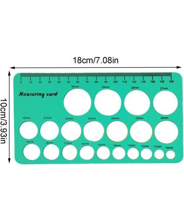 Silicone Nipple Ruler Nipple Ruler for Flange Sizer | Nipples Ruler of Flange Size Measure for Nipple Silicone Nipple Measurement for Flanges Shakven Green - Buy Online on GoSupps.com