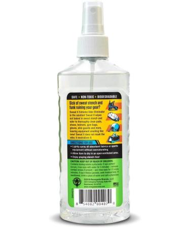 Sweat X Sport Extreme Odor Spray  Multipurpose Deodorizer for Stinky Shoes  Sports Equipment and All Odors  8 Ounce Concentrated Formula  No Washing Required Victory Scent 8 Ounce (Pack of 1) - Buy Online on GoSupps.com