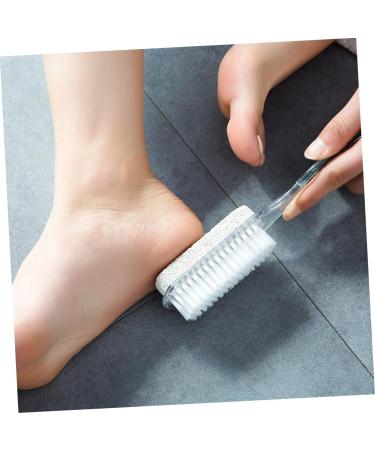 minkissy 4 1 Feet Scrubber Dead Skin Metal Scraper Nail Scraper Foot Pumice Stone Heel Pumice Stones Metal Scrubber Pumice Stone for Feet Stain Removal Fingernail Kit Bristles Smooth - Buy Online on GoSupps.com
