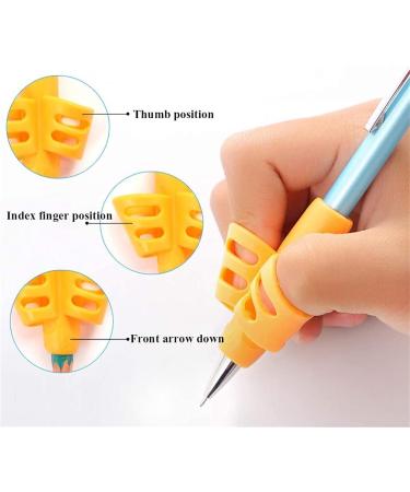 Silicone Pencil Handle - 6 Pack Writing Aid for Kids | Queta Posture Correction Grip - Buy Online on GoSupps.com