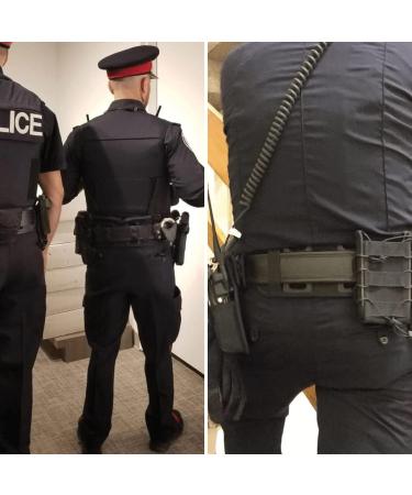Law Enforcement Duty Belt Back Support Brace | Lower Back Support for Police | Suspenders Alternative | Utility Belt Accessories - Fits Waist 34 - Buy Online on GoSupps.com