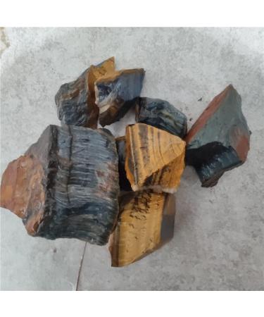 100g Natural Golden Blue Tiger Eye Stone Rough Stone Eagle Eye Stone Home Decoration Ornament Stone Making Jewelry ZJGIDTEM (Color : Mixed Color Size : 100g) 100g Mixed Color - Buy Online on GoSupps.com