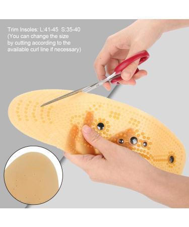 Magnetic Acupressure Insoles for Men Women | Foot Odor Cure Orthotic Shoe Inserts (Size 35-40) - Buy Online on GoSupps.com