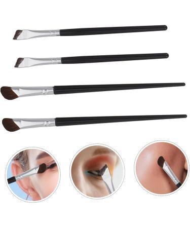 Beavorty 4 Pcs Eye Makeup Eyebrows Brush Under Eye Concealer Brush Angled Makeup Brush Eyeshadow Brush Nylon - Buy Online on GoSupps.com