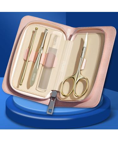 Tool 4 in 1 Personal Care Set Stainless Steel Makeup Tools Ear Spoon Professional Eyebrow Care 4PCS D