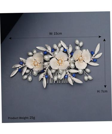 Ipetboom Bride Headpieces for Wedding Pearl Hair Pin Pearl Headpiece Pearl Hair Barrettes Bridal Headpiece Pearl Tiara Bridal Hair Clip Bridal Headdress Comb Dinner Party Petals - Buy Online on GoSupps.com